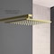 Kibi Cube 10 Metal Thin Profile Rain Shower Head 1.75 GPM - Brushed Gold SH1004BG - alternate 4